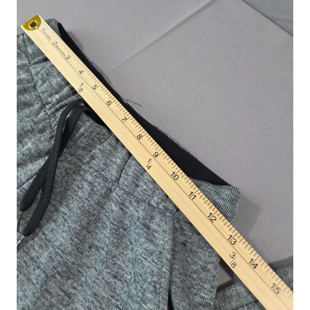 Nike Joggers Womens Extra Small Heather Gray Therma Training Pants Zipper Legs